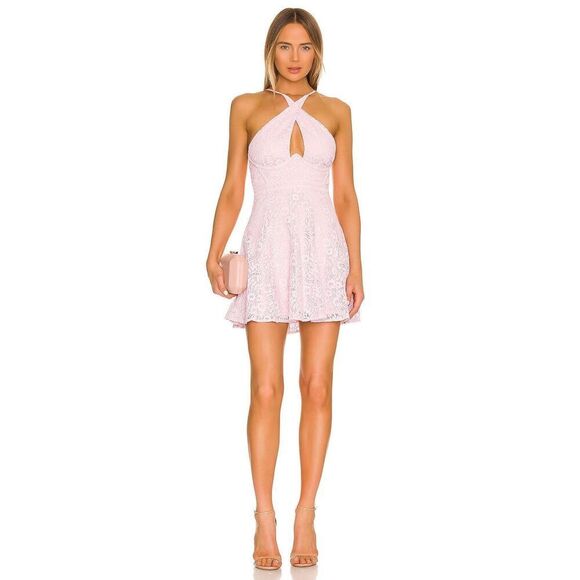 NWT For Love & Lemons Carmela Mini Dress Size XS $268 MSRP - Picture 2 of 11